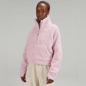 Lululemon Scuba Oversized Fleece -Funnel NeckPink Peony